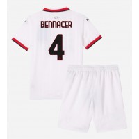 Maglie da calcio AC Milan Ismael Bennacer #4 Seconda Maglia Bambino 2024-25 Manica Corta (+ Pantaloni corti)